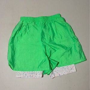 TRENDS neon green shorts